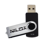 Nilox 2.0 S - Chiavetta USB - 16 GB - USB 2.0 - nero